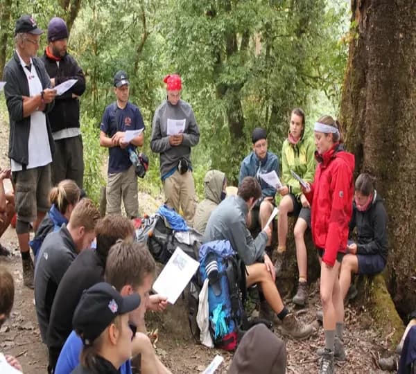 Student Group from Hamburg University Doing Research in Langtang Valley Trek