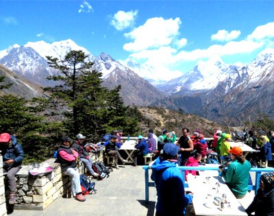 Everest View from tengboche