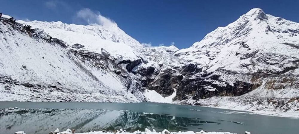 birendra lake in manaslu circuit trek