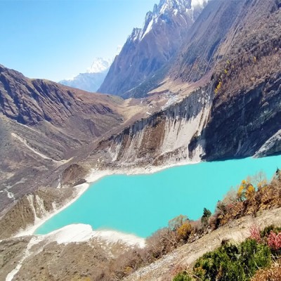 Birendra Lake in Manaslu Trek Route